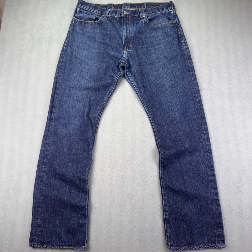 Denim & Supply Ralph Lauren Straight Leg Jeans 36/32 Blue Mens Cotton Denim